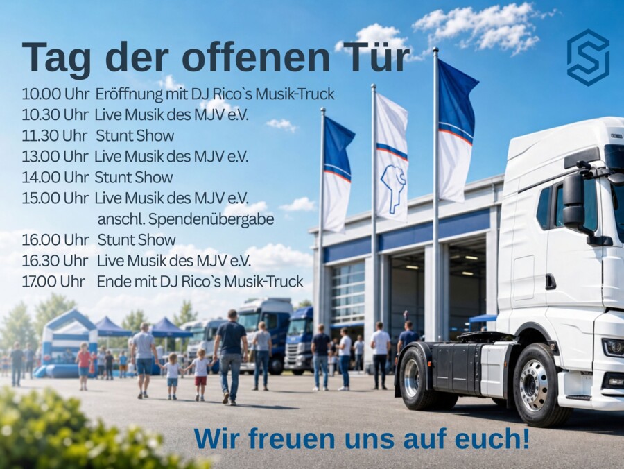 Unser Zeitplan zum Tag der offenen Tür