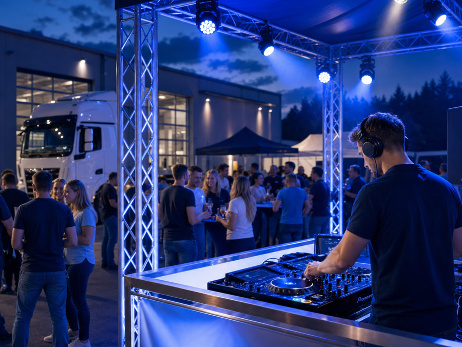 Live-Musik mit DJ