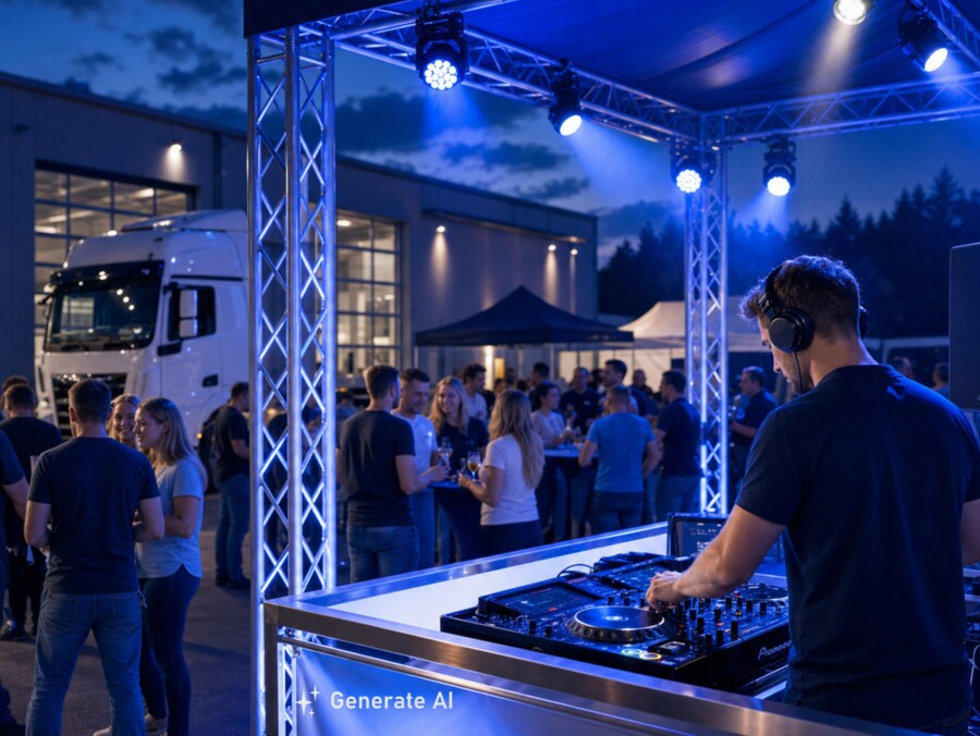 Live-Musik mit DJ