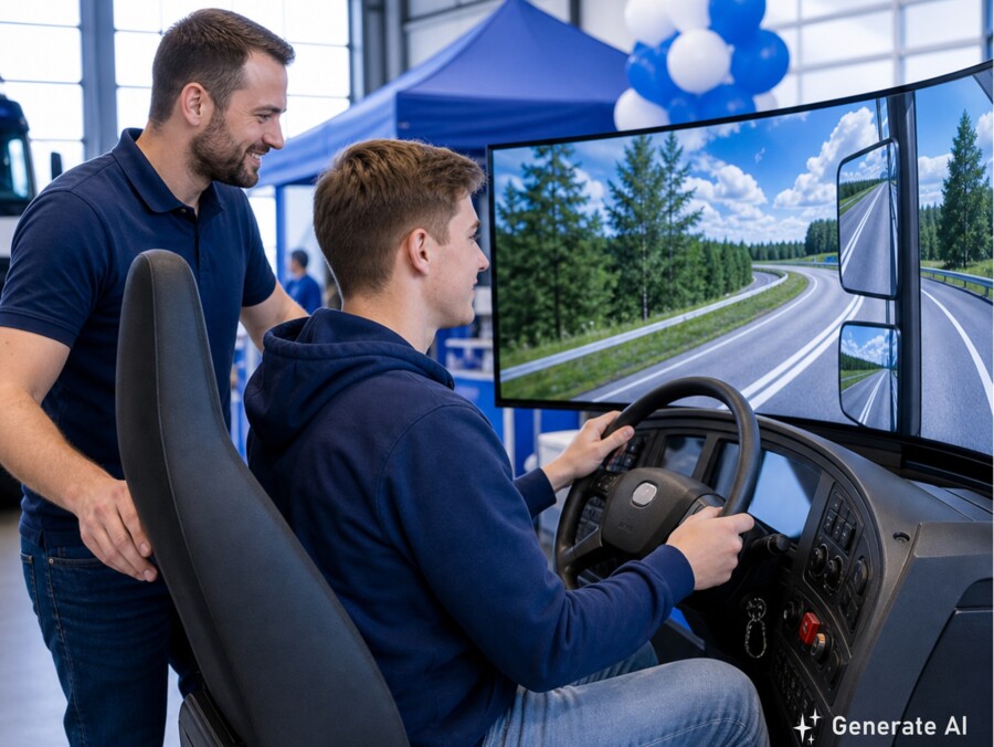 LKW Fahrsimulator